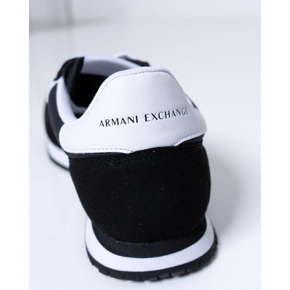 Armani Exchange Black Polyester Sneaker