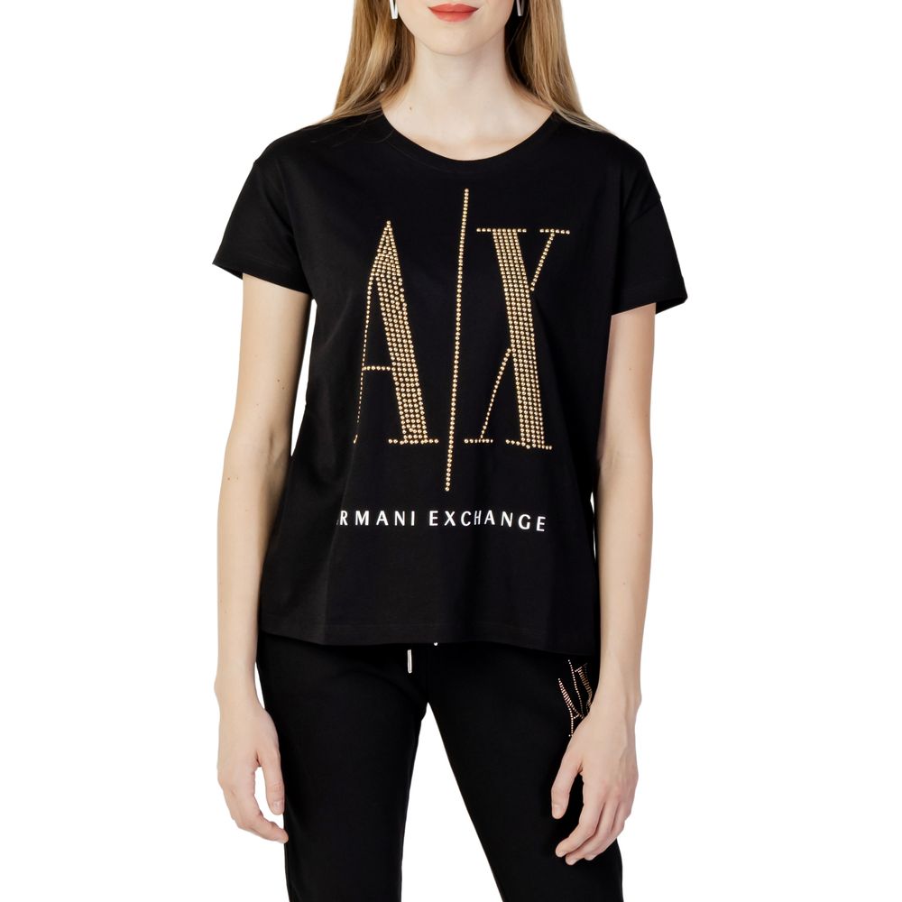 Armani Exchange Bicolor Cotton Tops &amp; T-Shirt