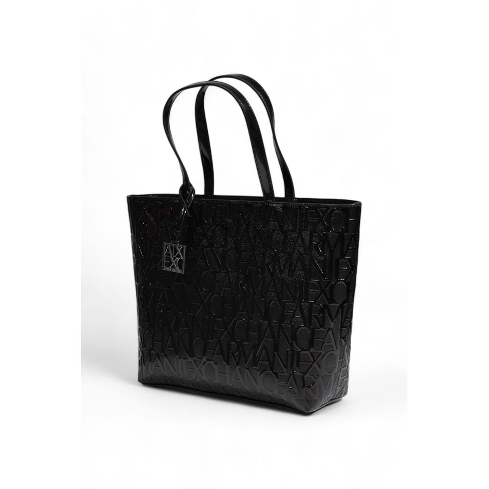 Armani Exchange Black Polyester Handbag