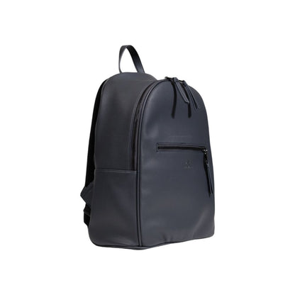 Armani Exchange Blue Polyester Backpack