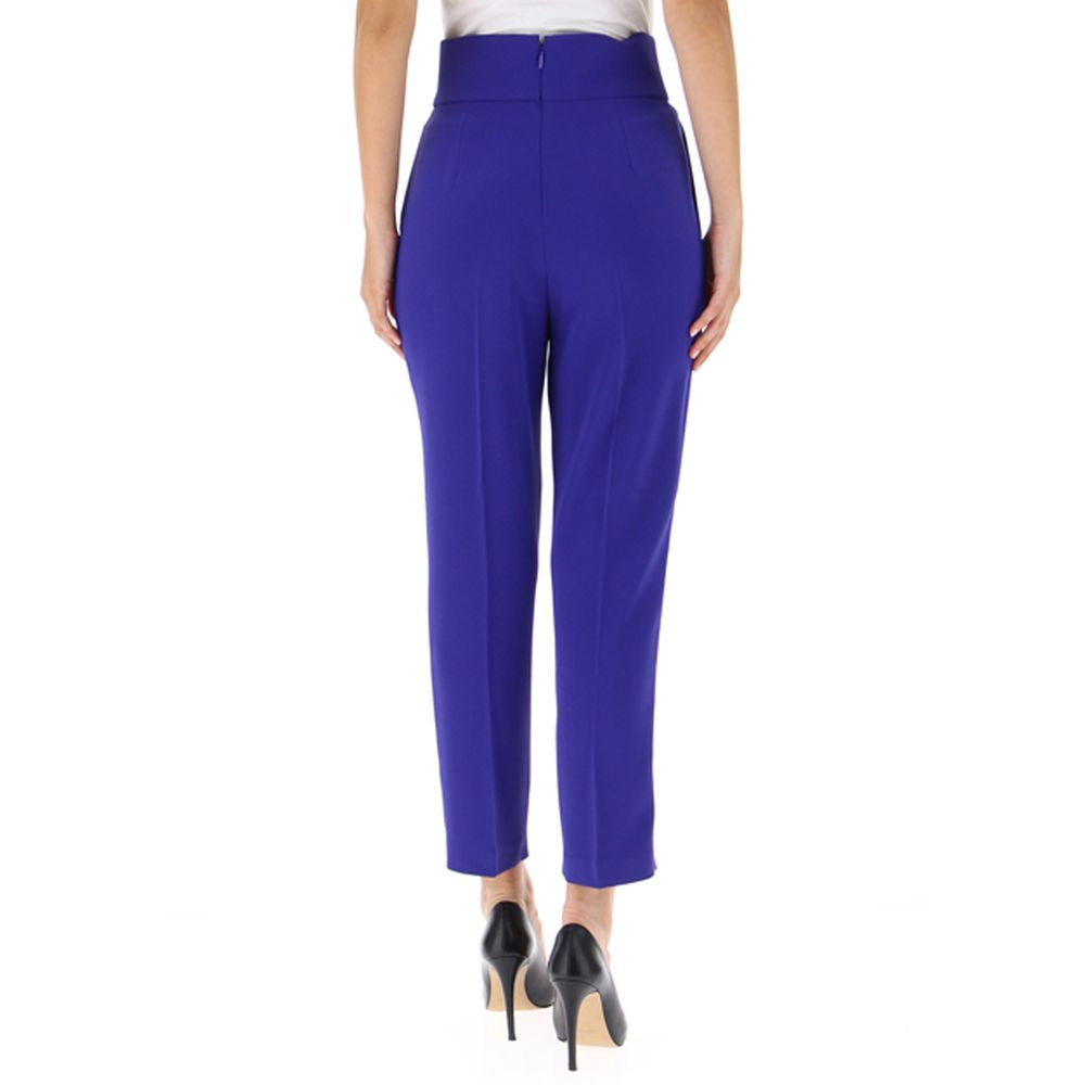 PINKO Purple Polyester Jeans &amp; Pant