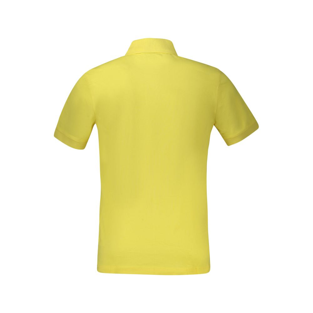 Hugo Boss Yellow Cotton Polo Shirt