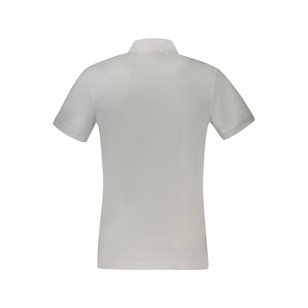 Hugo Boss White Cotton Polo Shirt