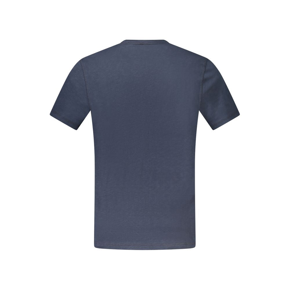 Hugo Boss Blue Cotton T-Shirt