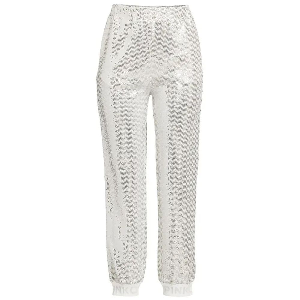 PINKO Gray Polyamide Jeans &amp; Pant