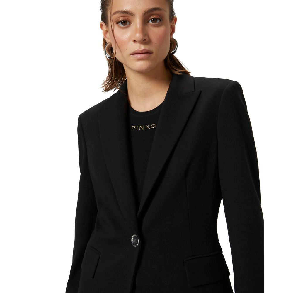 PINKO Black Polyester Suits &amp; Blazer