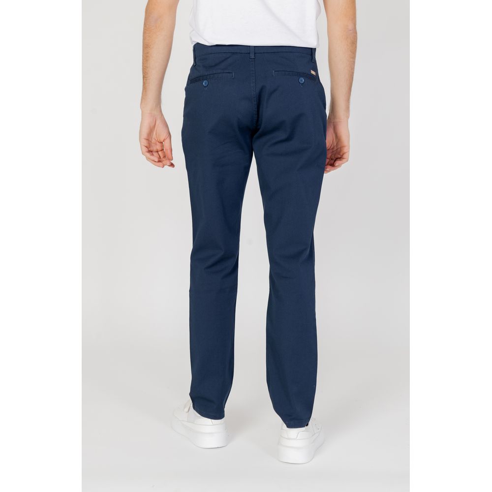 Armani Exchange Blue Cotton Jeans &amp; Pant