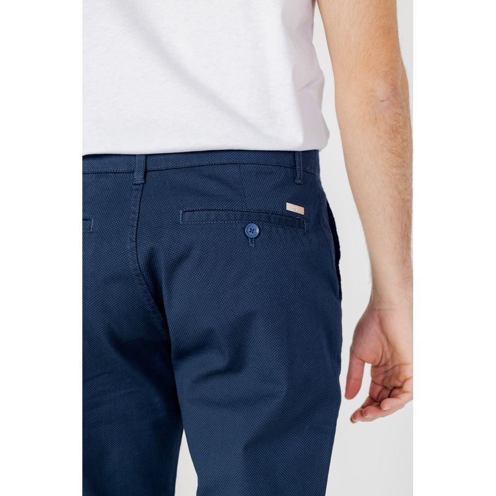 Armani Exchange Blue Cotton Jeans &amp; Pant