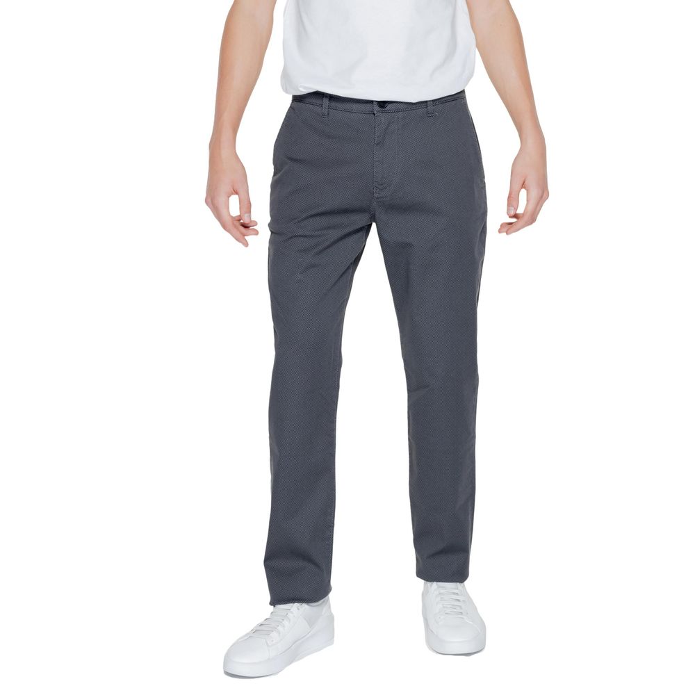 Armani Exchange Black Cotton Jeans &amp; Pant