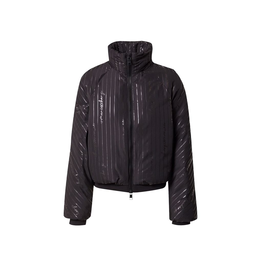 Armani Exchange Black Polyester Jackets &amp; Coat