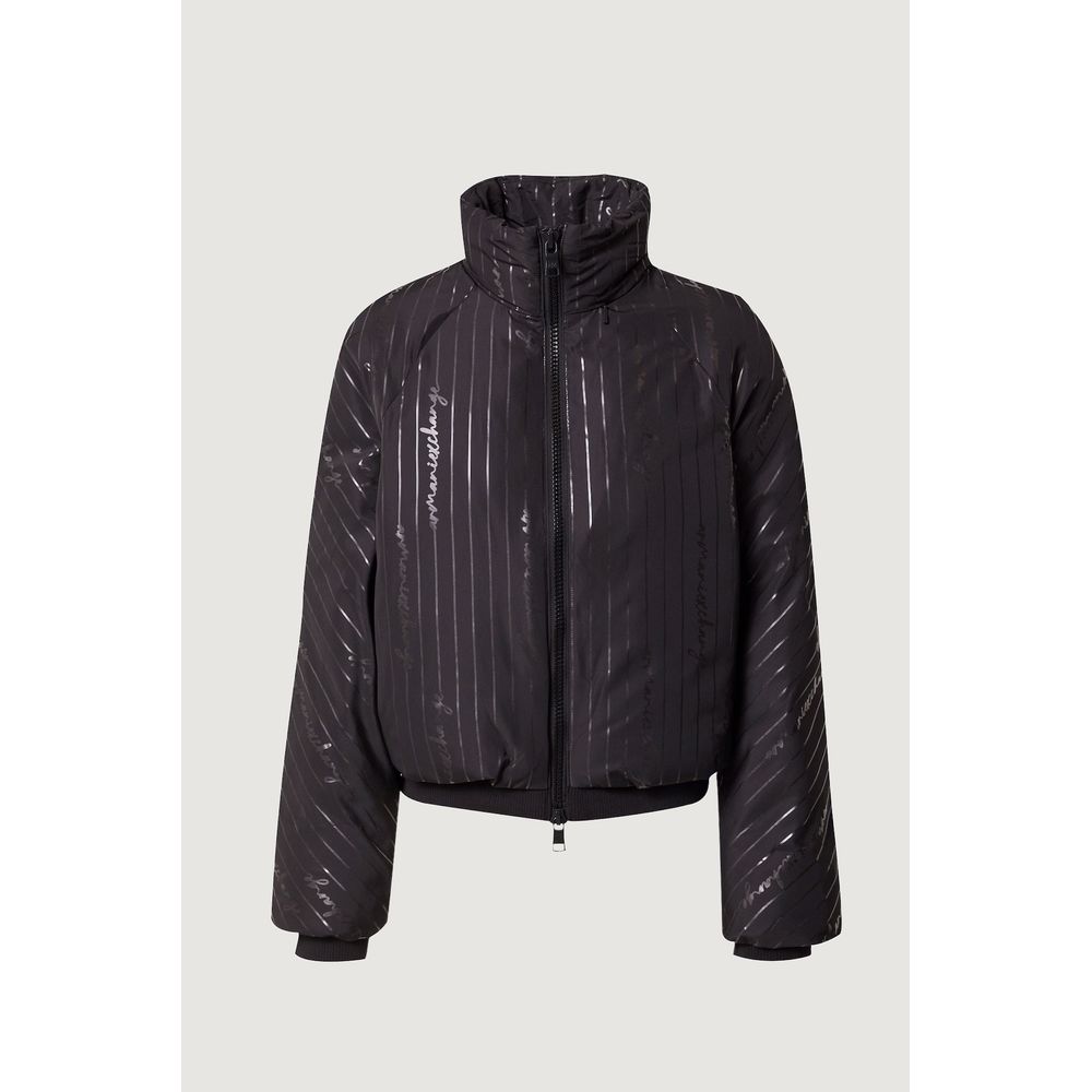 Armani Exchange Black Polyester Jackets &amp; Coat