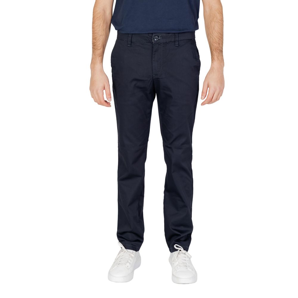 Armani Exchange Blue Cotton Jeans &amp; Pant