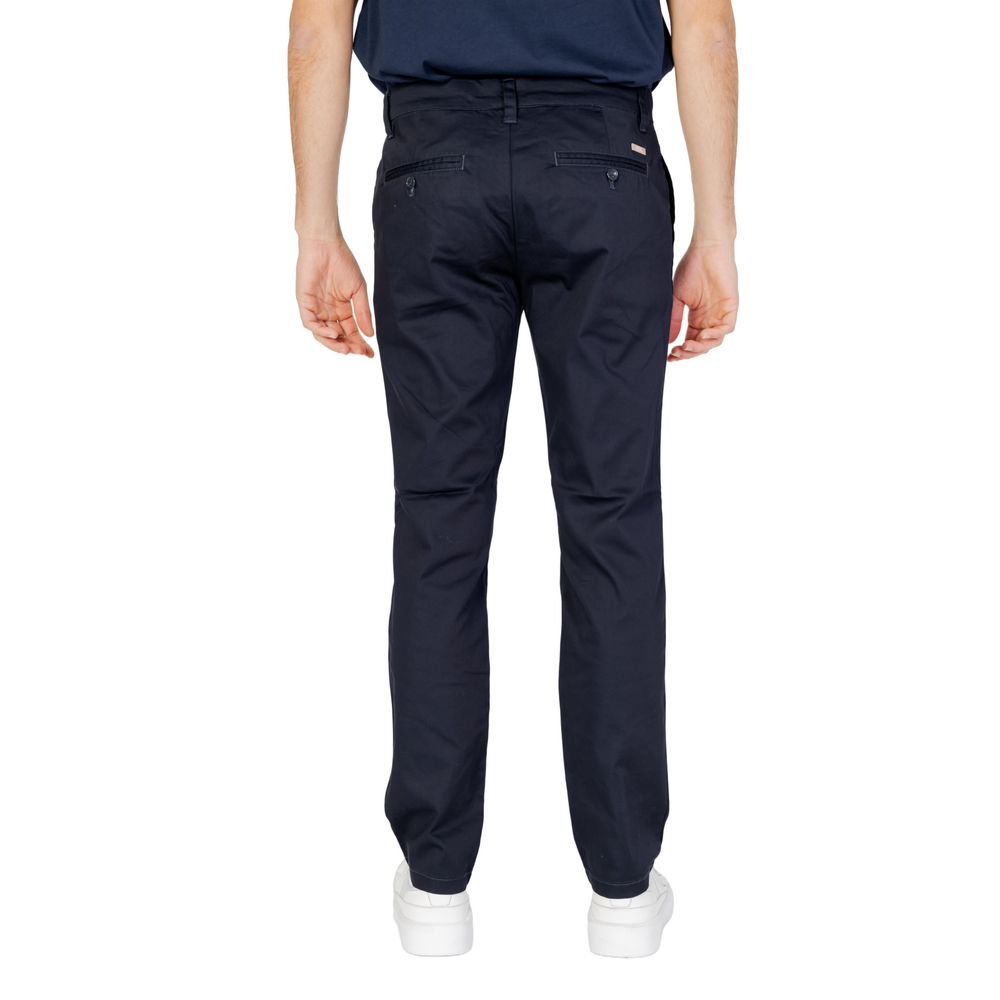 Armani Exchange Blue Cotton Jeans &amp; Pant