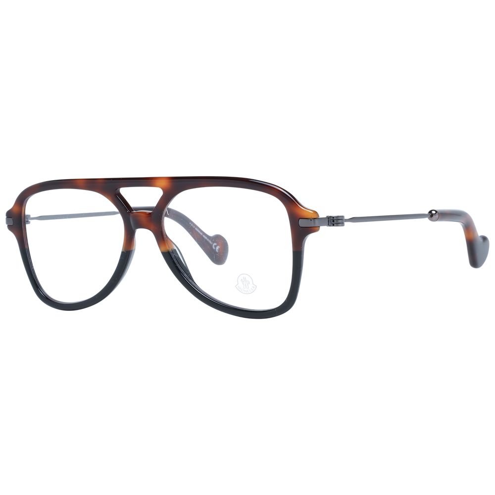 Moncler Brown Men Optical Frames