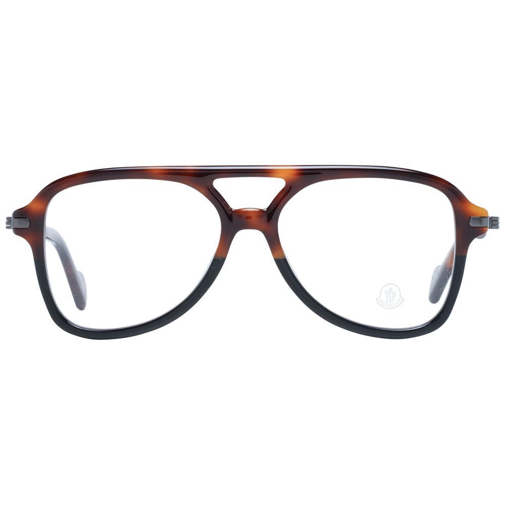 Moncler Brown Men Optical Frames