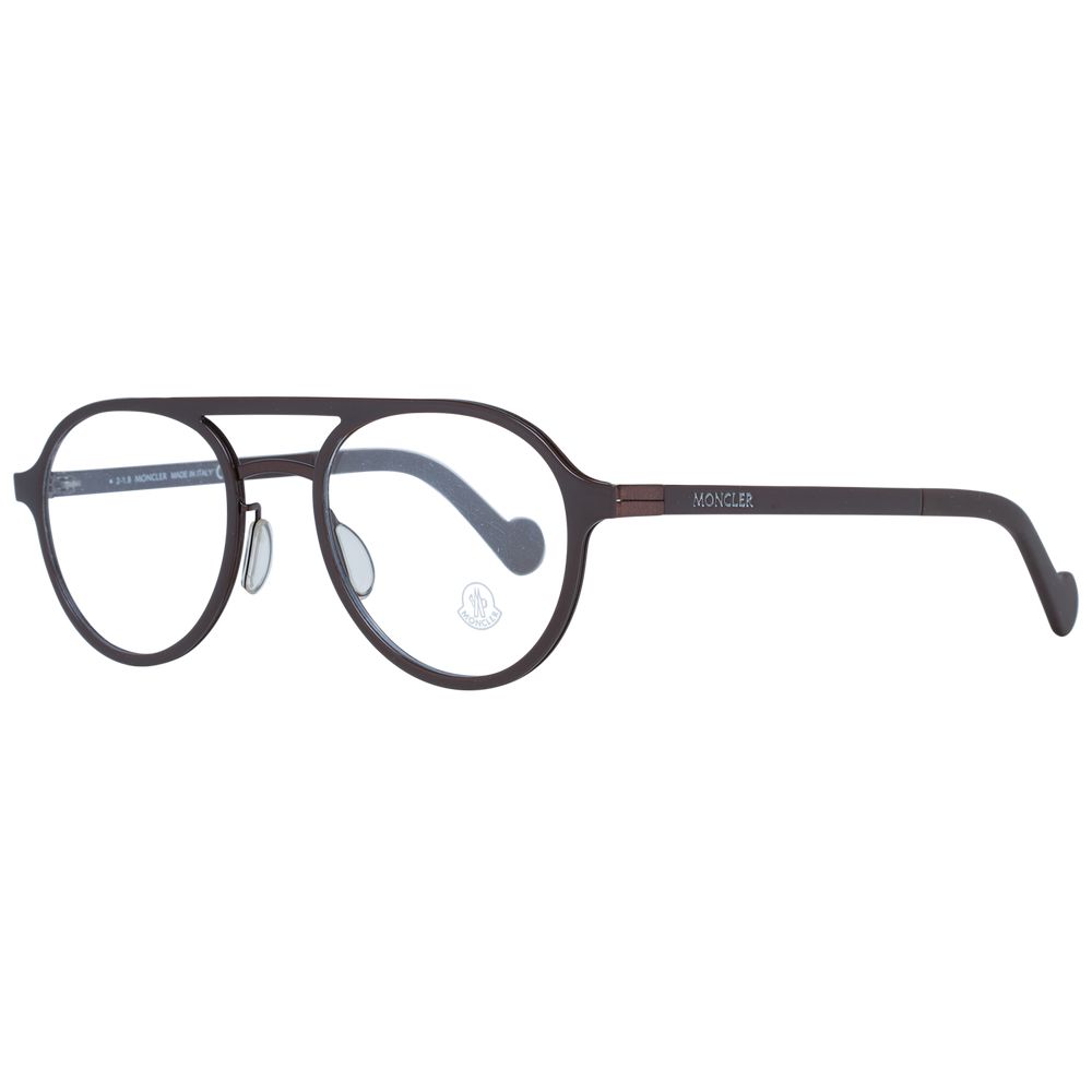 Moncler Brown Men Optical Frames