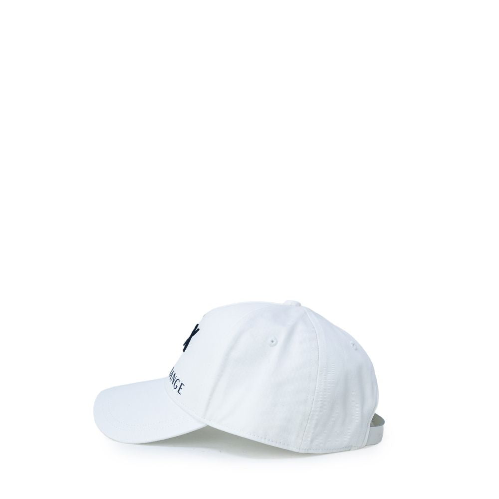 Armani Exchange Cream Cotton Hats &amp; Cap