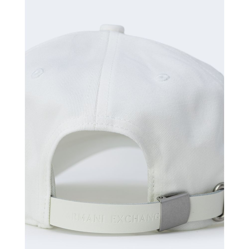 Armani Exchange Cream Cotton Hats &amp; Cap