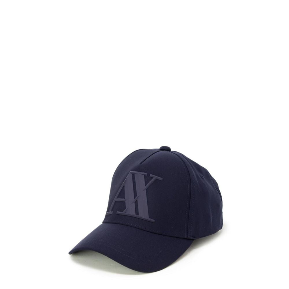 Armani Exchange Blue Polyester Hats &amp; Cap