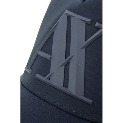 Armani Exchange Blue Polyester Hats &amp; Cap