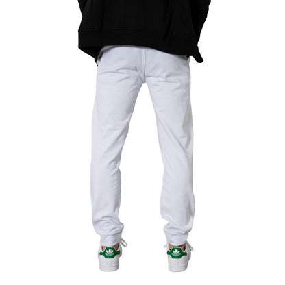 Armani Exchange White Cotton Jeans &amp; Pant