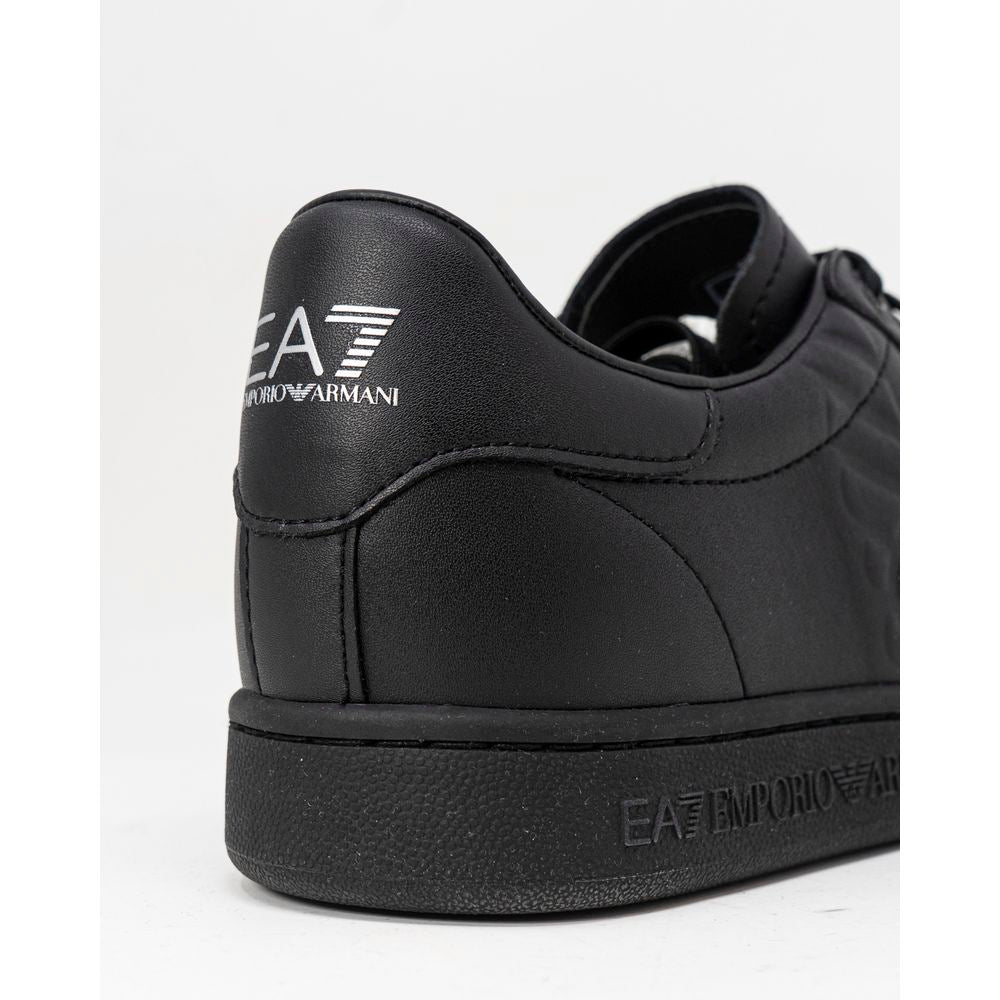 EA7 Emporio Armani Black Polyethylene Sneaker