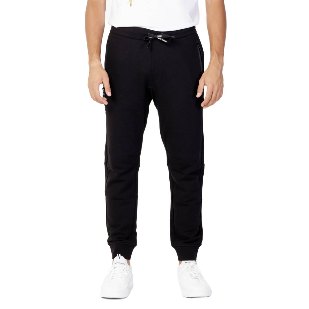 Armani Exchange Black Cotton Jeans &amp; Pant