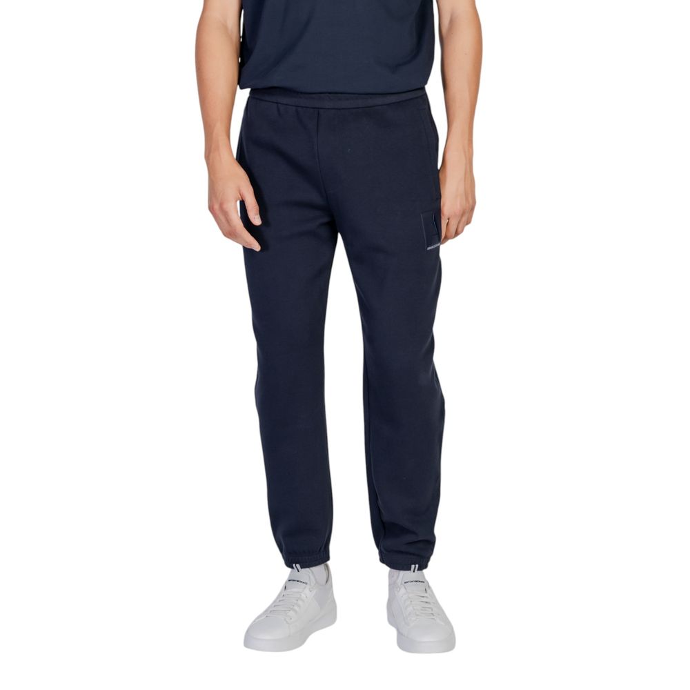 Armani Exchange Blue Cotton Jeans &amp; Pant