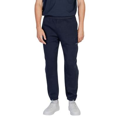 Armani Exchange Blue Cotton Jeans &amp; Pant