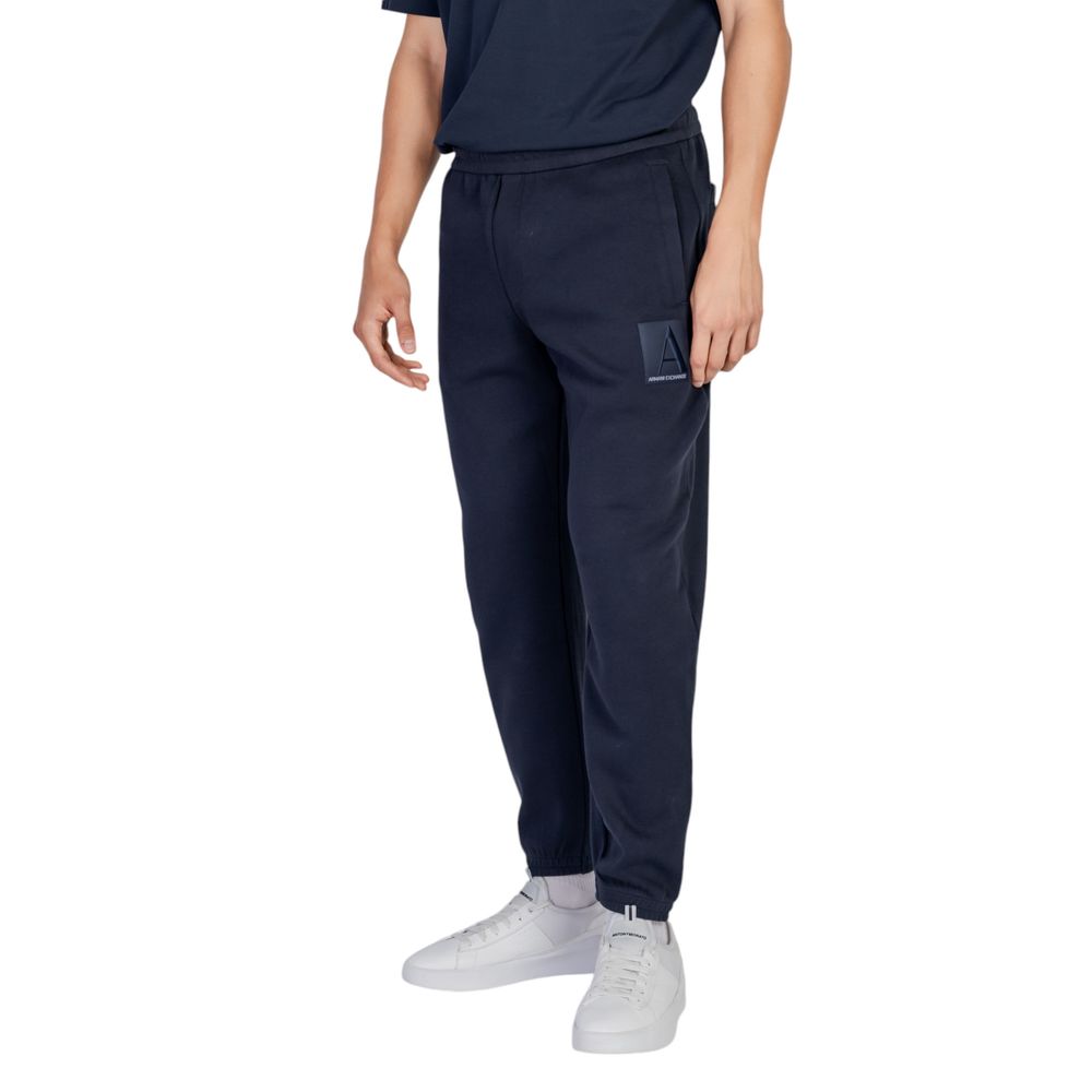 Armani Exchange Blue Cotton Jeans &amp; Pant