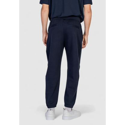 Armani Exchange Blue Cotton Jeans &amp; Pant