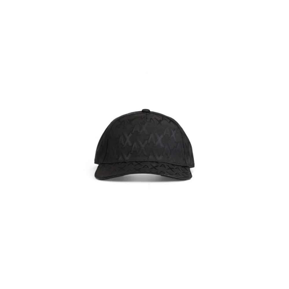 Armani Exchange Black Polyester Hats &amp; Cap