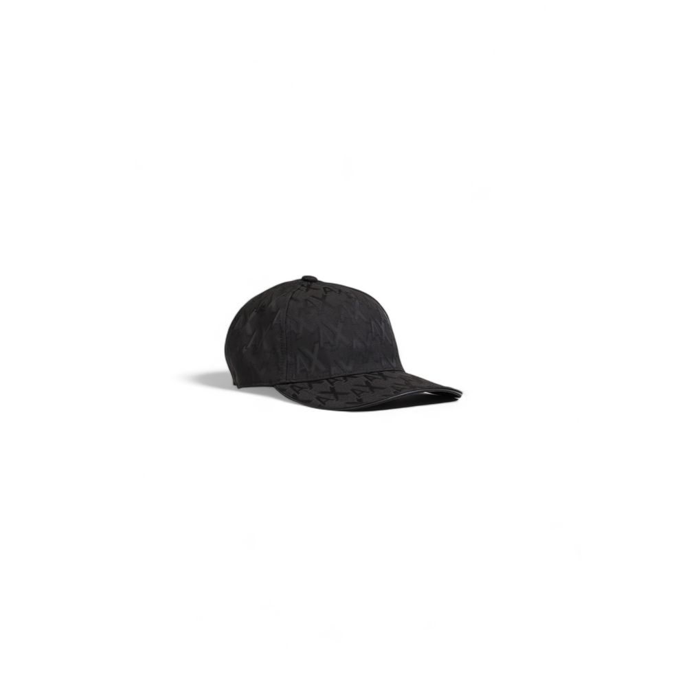 Armani Exchange Black Polyester Hats &amp; Cap