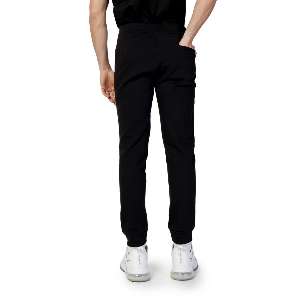 Armani Exchange Black Cotton Jeans &amp; Pant