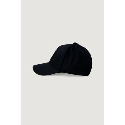 Armani Exchange Black Cotton Hats &amp; Cap