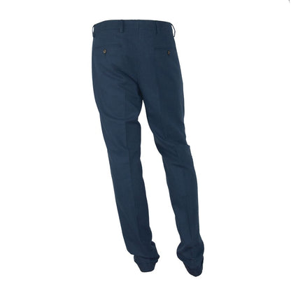 Made in Italy Blue Cotton Jeans &amp; Pant