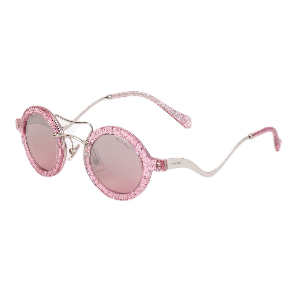 Miu Miu Gray Metal Sunglasses