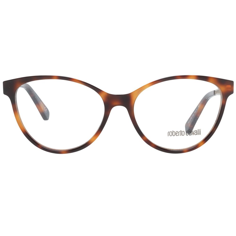 Roberto Cavalli Brown Metal And Plastic Frames