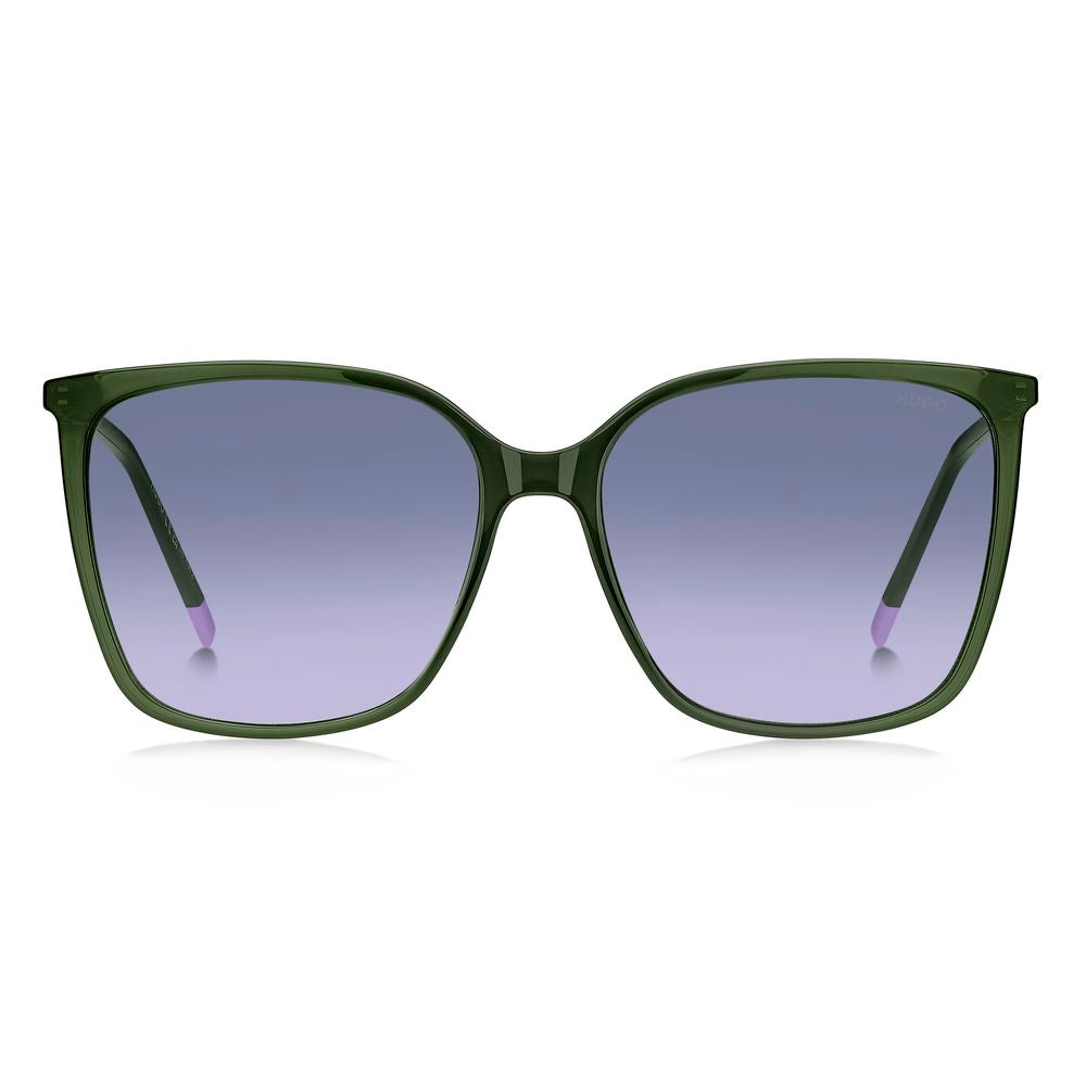 Hugo Boss Green Resin Sunglasses