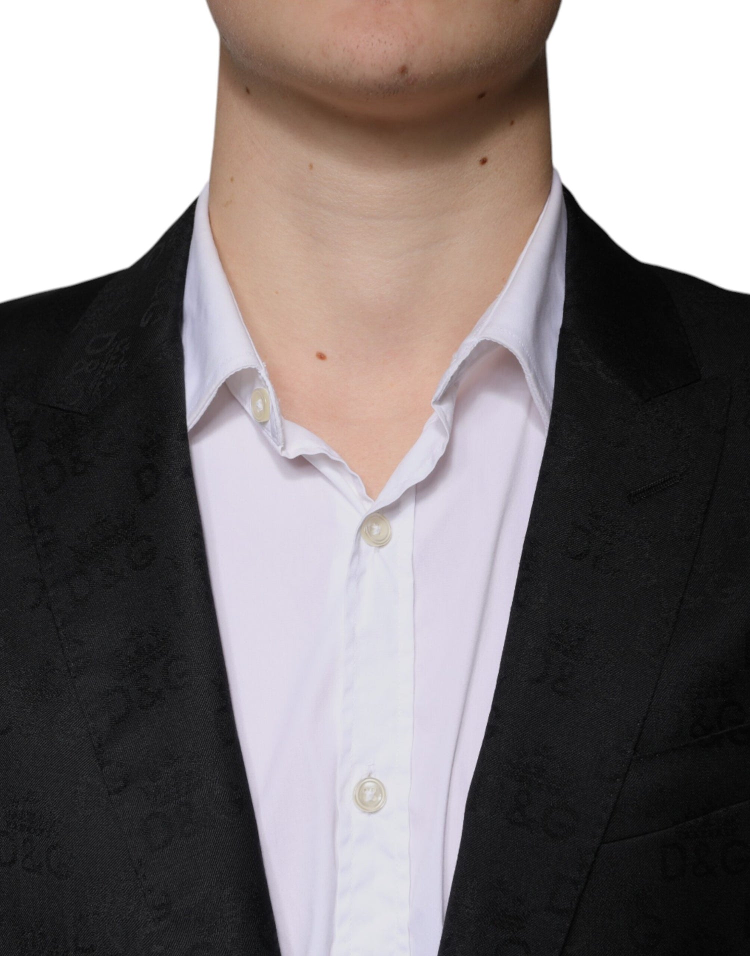 Dolce &amp; Gabbana Black Wool Single Breasted Formal Blazer