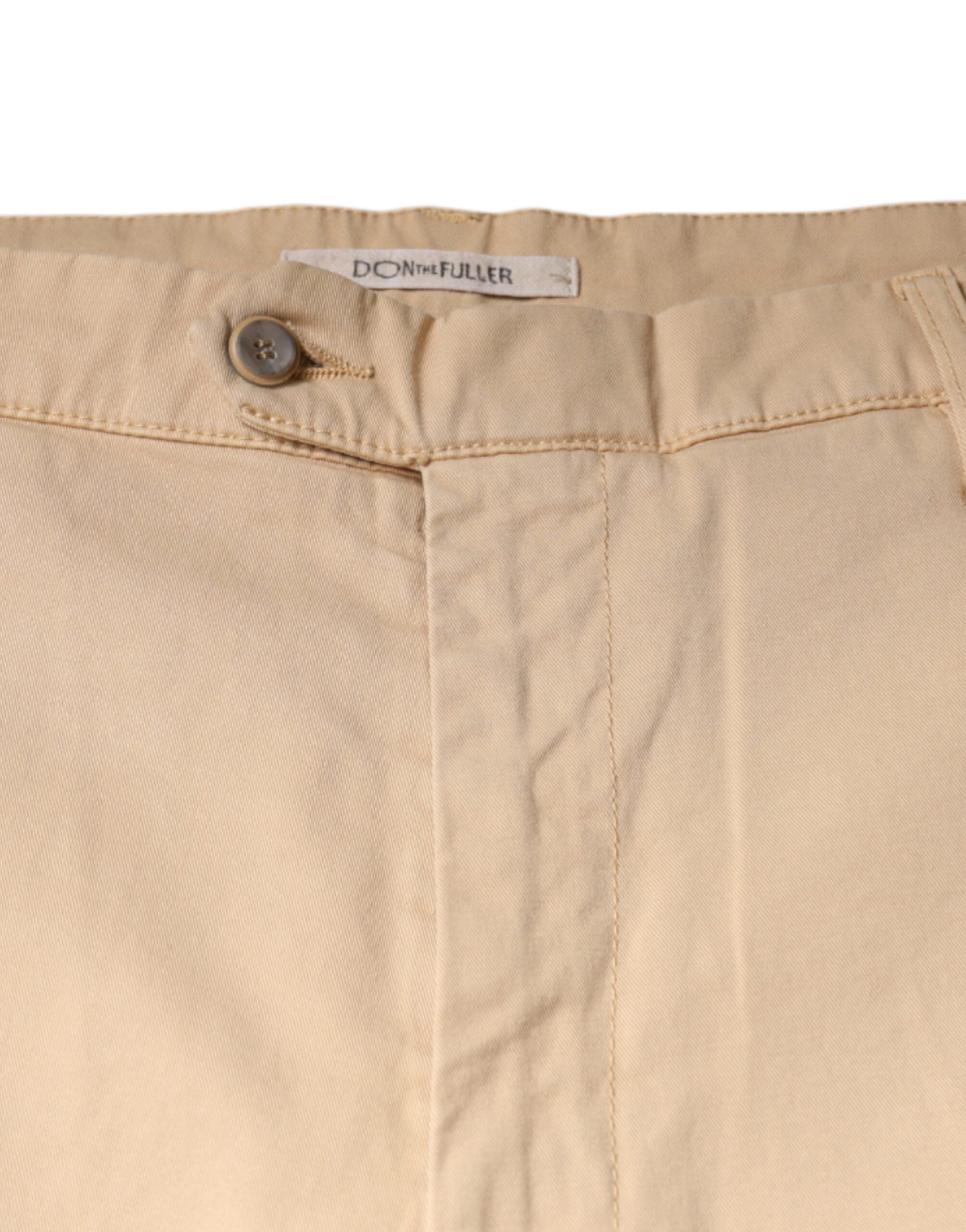 Don The Fuller Beige HOUSTON Men Cropped Dress Pants