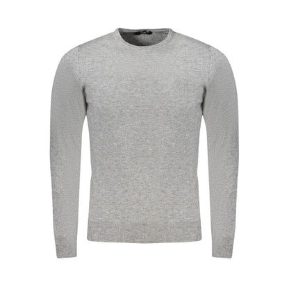 Cavalli Class Gray Polyester Sweater