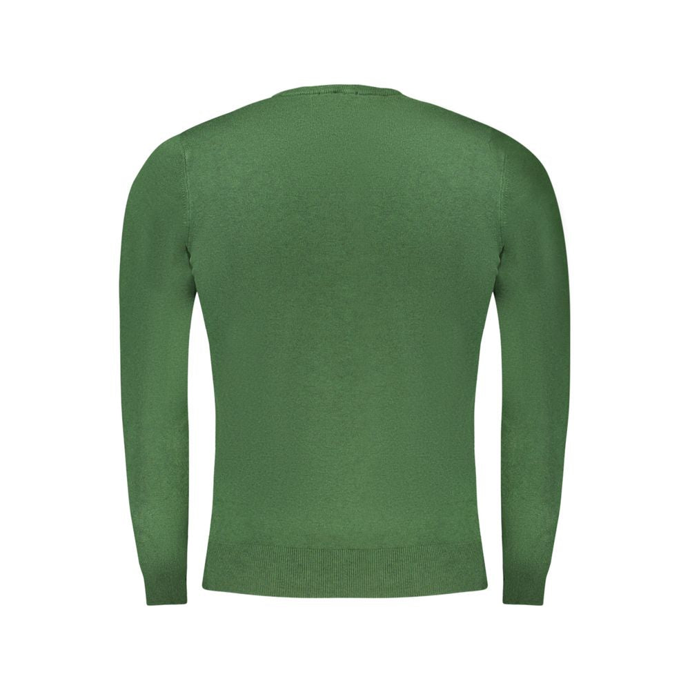 Cavalli Class Green Polyester Sweater