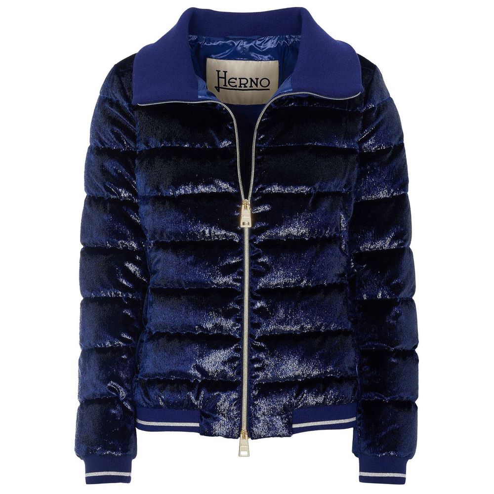 Herno Blue Polyester Women Jacket