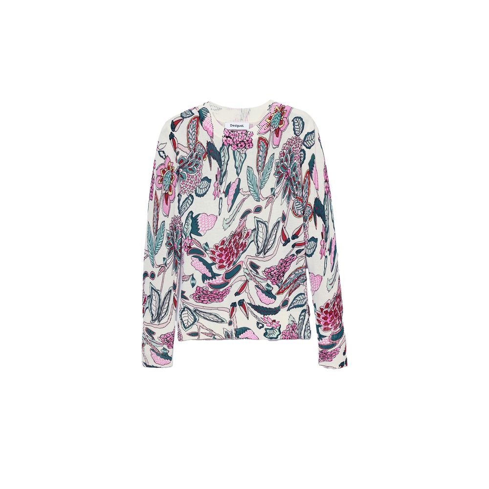 Desigual White Viscose Tops &amp; T-Shirt