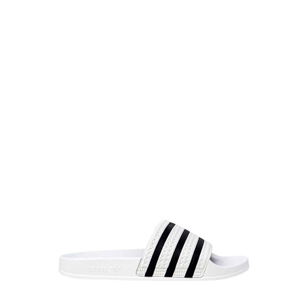 Adidas White Polyester Sandal