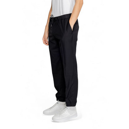 Armani Exchange Black Polyester Jeans &amp; Pant