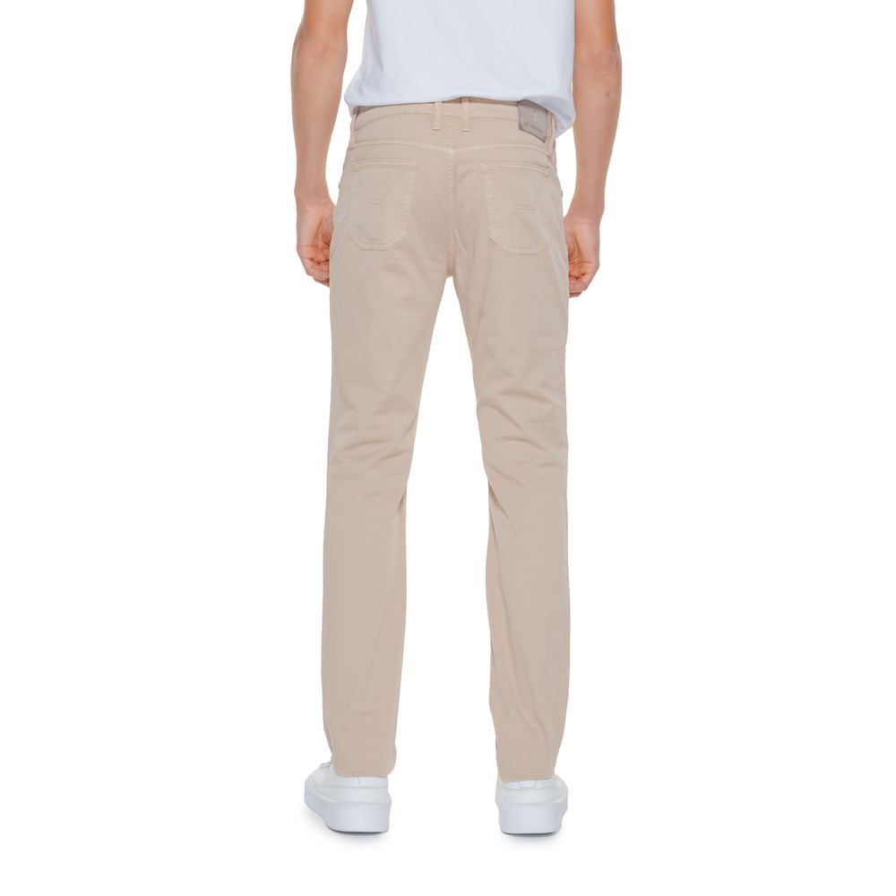 Jeckerson Beige Cotton Jeans &amp; Pant