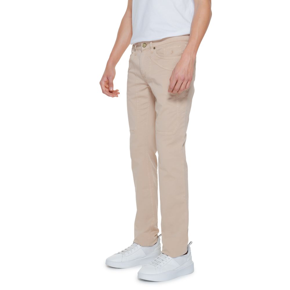 Jeckerson Beige Cotton Jeans &amp; Pant