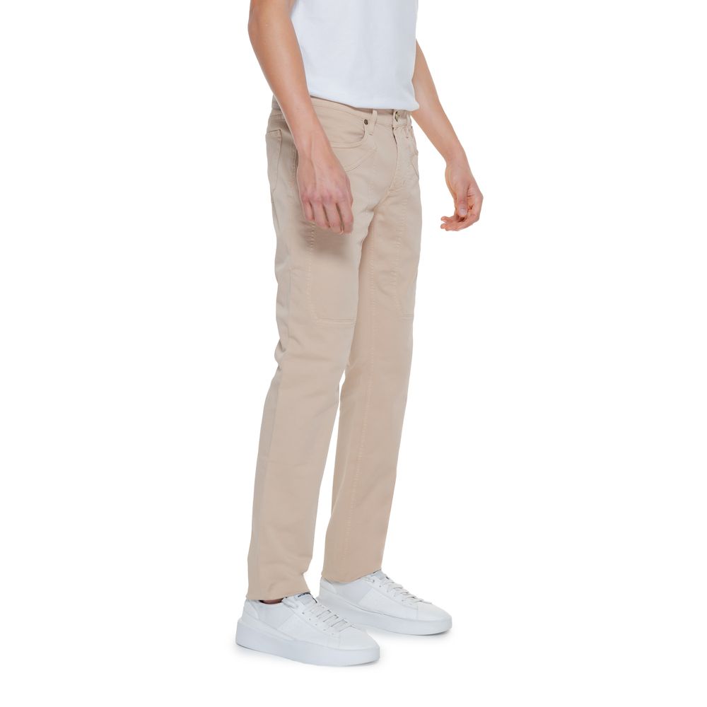 Jeckerson Beige Cotton Jeans &amp; Pant